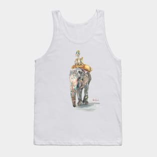 Dodo rides an elephant mug teeshirt sticker magnet apparel Tank Top